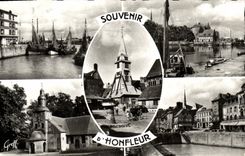 CPM Honfleur Le port et le phare