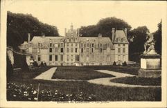 POSTAL Castle De Lantheuil Gardens de la VENDIMIA