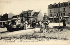 VINTAGE POSTCARD Langrune the Hold and the Large Hotel