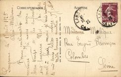 VINTAGE POSTCARD Langrune Cliffs