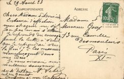 VINTAGE POSTCARD Langrune On Sea Villas On Cliffs