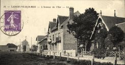 VINTAGE POSTCARD Langrune On Mer L Avenue of L Is