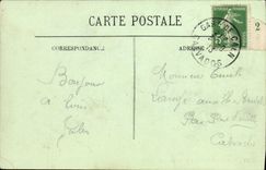 VINTAGE POSTCARD Langrune the Road Towards Luc