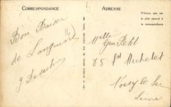 VINTAGE POSTCARD Langrune On Sea Fishing with the Shrimps Children