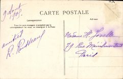 VINTAGE POSTCARD Langrune On Mer the Dam Dimensions Holy Aubin