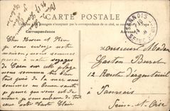 VINTAGE POSTCARD Langrune On Sea East coast of the Beach