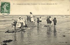 VINTAGE POSTCARD Langrune On Sea Last Defenders of the Fort