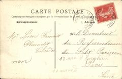 VINTAGE POSTCARD Langrune On Sea Road of Courseulles