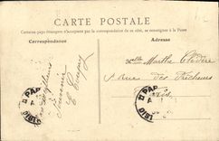 VINTAGE POSTCARD Langrune On Mer On the Beach has High tide