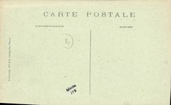 VINTAGE POSTCARD Langrune On Sea Entered of the Walk On the Dam