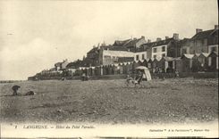 VINTAGE POSTCARD Langrune Hotel of the Small Paradise
