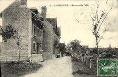 VINTAGE POSTCARD Langrune Avenue of L Is