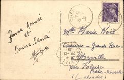 VINTAGE POSTCARD Langrune Marins Bleaches on grass Children of them