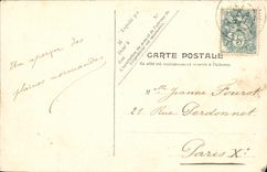 VINTAGE POSTCARD Langrune Panorama