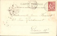 VINTAGE POSTCARD Langrune On Sea Villa Good mood