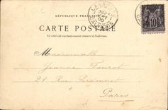 VINTAGE POSTCARD Langrune Church