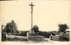 VINTAGE POSTCARD Langrune On Sea the Martyrdom