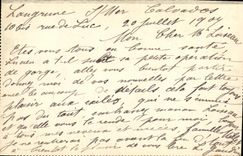 VINTAGE POSTCARD Langrune the Beach Part of Croquet