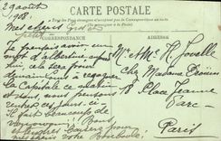 VINTAGE POSTCARD Langrune Street of the Center