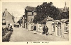 VINTAGE POSTCARD Langrune Street of the Luc