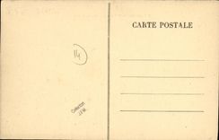 VINTAGE POSTCARD Langrune On Sea Street of the Sea undertaken of painting