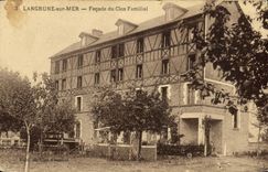 VINTAGE POSTCARD Langrune On Sea Frontage of the Family Field