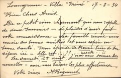 VINTAGE POSTCARD Langrune the Dam and the Beach