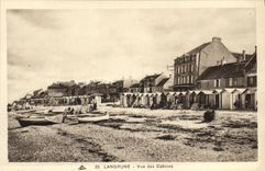 VINTAGE POSTCARD Langrune Seen Of the Cabins