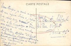 VINTAGE POSTCARD Langrune On Sea Street of the Beach