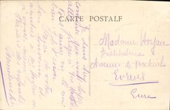 VINTAGE POSTCARD Langrune On Sea Walk Aristide Briand