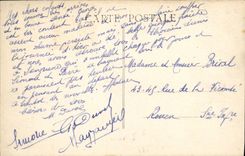 VINTAGE POSTCARD Langrune On Sea the Villas Road of St Aubin