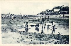 VINTAGE POSTCARD Langrune On Sea Plays of Beach