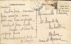 VINTAGE POSTCARD Langrune On Sea Boulevard of the Sea