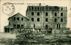 VINTAGE POSTCARD Langrune On Sea Preventortum Pastel Children