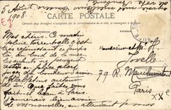 VINTAGE POSTCARD Langrune On Mer the stone has fish