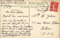 VINTAGE POSTCARD Langrune Cabins