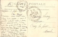 VINTAGE POSTCARD Langrune Street of the Beach Hotels