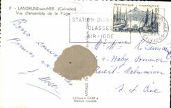 MODERN CARD Langrune On Sea Seen D Beach suit