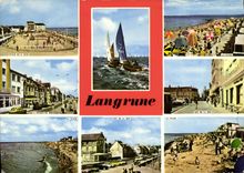 MODERN CARD Langrune On Sea