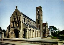 MODERN CARD Lion sur Mer L Church