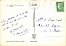 MODERN CARD Lion sur Mer L Church