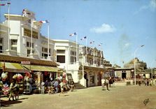 MODERN CARD Lion sur Mer Normandy the dam and Trianon