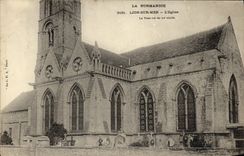 VINTAGE POSTCARD Lion sur Mer L Church