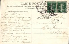 VINTAGE POSTCARD Lion sur Mer Beach West coast