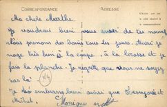 VINTAGE POSTCARD Hermanville Dams Promenade Towards Lion sur Mer