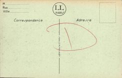 VINTAGE POSTCARD Lion sur Mer the Castle Southern Frontage