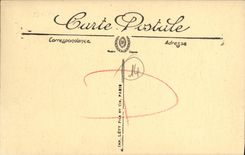 VINTAGE POSTCARD Lion sur Mer L Entered of the Castle