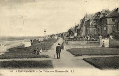VINTAGE POSTCARD Lion sur Mer Villas Towards Hermanville