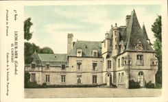 VINTAGE POSTCARD Lion sur Mer El castillo