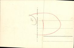 VINTAGE POSTCARD Lion sur Mer cabins on the Beach